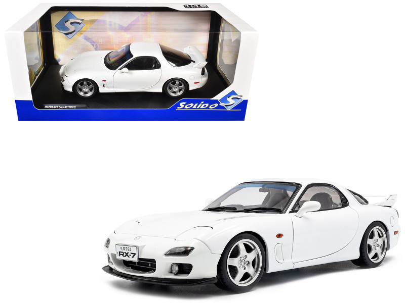 2001 Mazda RX7 Type RS FD3S RHD Right Hand Drive White 1/18 Diecast Model Car Solido S1810607