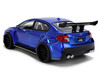 2016 Subaru WRX STI Widebody Blue Metallic JDM Tuners Series 1/24 Diecast Model Car Jada 37491