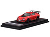 Toyota Supra JZA80 RZ RHD Right Hand Drive Red with Carbon Hood 1/64 Diecast Model Car Ignition Model IG3882