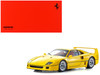 Ferrari F40 Yellow 1/18 Diecast Model Car Kyosho KS08416Y