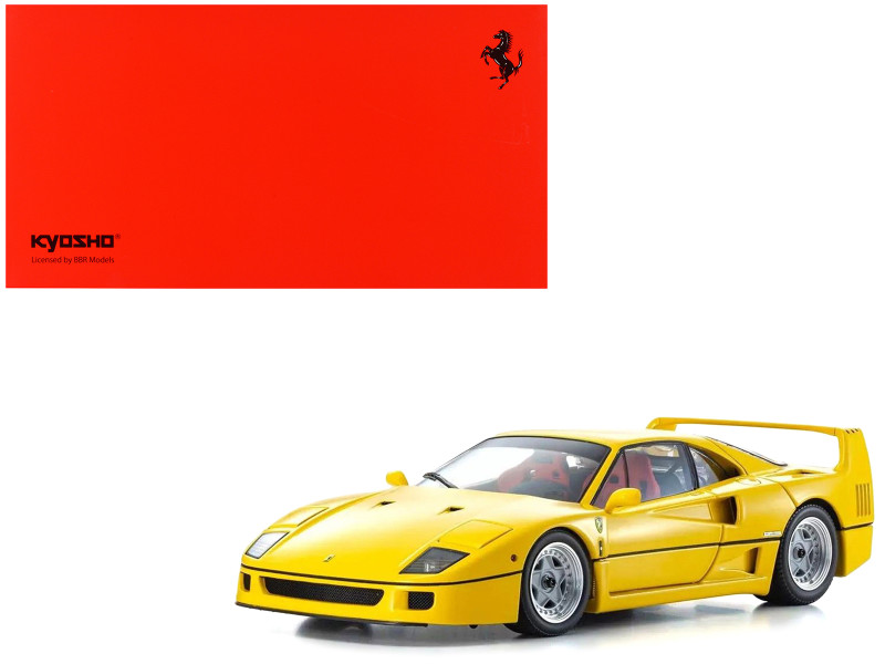Ferrari F40 Black 1/18 Diecast Model Car Kyosho KS08416BK