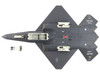Northrop YF-23 Black Widow II Stealth Fighter Aircraft #87-0800 PAV-1 1990 United States Air Force Air Power Series 1/72 Diecast Model Hobby Master HA2851