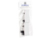 28' Dry Van Double Pup Trailers White Set of 2 pieces 1/87 HO Scale Plastic Model HO Logistics HL-149