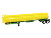 Tanker Trailer Yellow and Green 1/87 HO Scale Plastic Model HO Logistics HL-305
