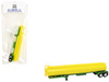 Tanker Trailer Yellow and Green 1/87 HO Scale Plastic Model HO Logistics HL-305
