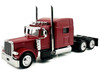 Peterbilt 389 Truck Tractor with Sleeper Cab Red Metallic 1/87 HO Scale Plastic Model Car HO Logistics HL-38901