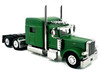 Peterbilt 389 Truck Tractor with Sleeper Cab Green 1/87 HO Scale Plastic Model Car HO Logistics HL-38905