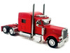 Peterbilt 389 Truck Tractor with Sleeper Cab Red 1/87 HO Scale Plastic Model Car HO Logistics HL-38908