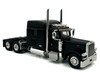 Peterbilt 389 Truck Tractor with Sleeper Cab Black 1/87 HO Scale Plastic Model Car HO Logistics HL-38909
