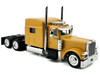 Peterbilt 389 Truck Tractor with Sleeper Cab Yellow 1/87 HO Scale Plastic Model Car HO Logistics HL-38910