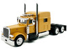Peterbilt 389 Truck Tractor with Sleeper Cab Yellow 1/87 HO Scale Plastic Model Car HO Logistics HL-38910