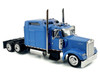 Kenworth W900L Truck Tractor with Sleeper Cab Baby Blue 1/87 HO Scale Plastic Model Car HO Logistics HL-90000