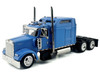 Kenworth W900L Truck Tractor with Sleeper Cab Baby Blue 1/87 HO Scale Plastic Model Car HO Logistics HL-90000