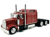 Kenworth W900L Truck Tractor with Sleeper Cab Red Metallic 1/87 HO Scale Plastic Model Car HO Logistics HL-90001