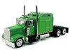 Kenworth W900L Truck Tractor with Sleeper Cab Lime Green 1/87 HO Scale Plastic Model Car HO Logistics HL-90004