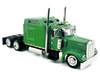 Kenworth W900L Truck Tractor with Sleeper Cab Lime Green 1/87 HO Scale Plastic Model Car HO Logistics HL-90004