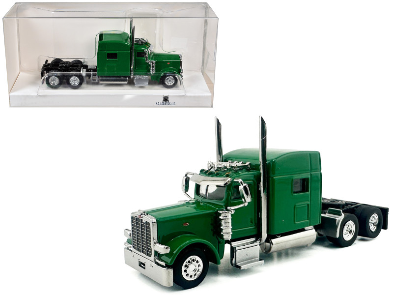 Kenworth W900L Truck Tractor with Sleeper Cab Green  1/87 HO Scale Plastic Model Car HO Logistics HL-90005