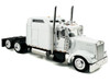 Kenworth W900L Truck Tractor with Sleeper Cab White 1/87 HO Scale Plastic Model Car HO Logistics HL-90007