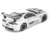 Toyota Supra Top Secret GT300 RHD Right Hand Drive Silver Chrome 1/64 Diecast Model Car Pop Race PR640325
