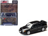 Mitsubishi Lancer RS Evolution III RHD Right Hand Drive Black Initial D 1995-2013 Manga Diorama Set Series 1/64 Diecast Model car Hobby Japan HJDMD004