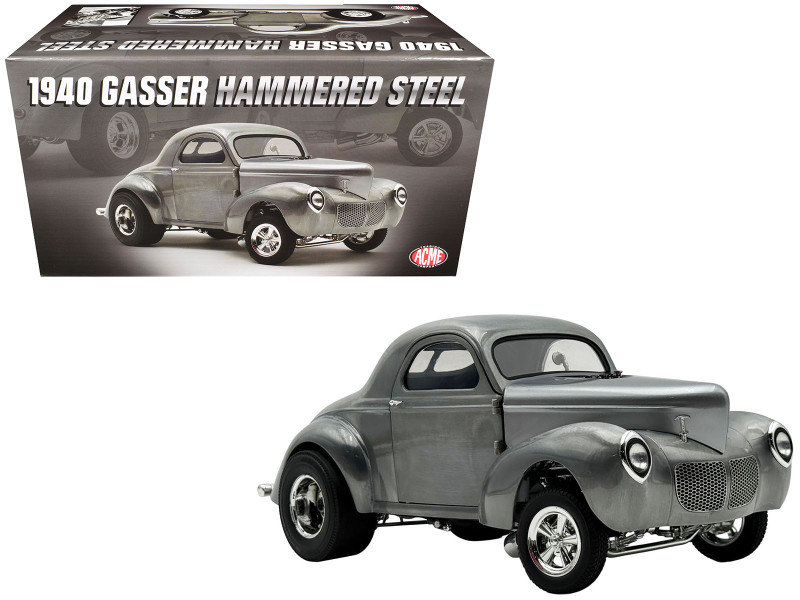 1940 Gasser Laffin Gas Teal Metallic with Graphics Limited Edition to 306 pieces Worldwide 1/18 Diecast Model Car ACME A1800936