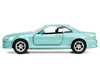 Brian's Nissan Skyline GT-R BNR34 RHD Right Hand Drive Turquoise Metallic Fast & Furious Movie 1/32 Diecast Model Car Jada 32586