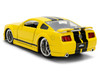 2006 Ford Mustang GT Yellow with Black Stripes Fast & Furious 25 Years Series 1/32 Diecast Model Car Jada 36438