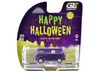 Volkswagen Type 2 Panel Van Halloween 2025 Spooky Night Black and Purple with Glow in the Dark Paint Hobby Exclusive Series 1/64 Diecast Model Car Greenlight GL30556