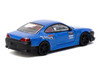 Nissan Vertex Silvia S15 RHD Right Hand Drive #10 Tarmac Works 10th Anniversary Blue Metallic Global64 1/64 Diecast Model Car Tarmac Works T64G-023-10TH