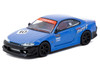 Nissan Vertex Silvia S15 RHD Right Hand Drive #10 Tarmac Works 10th Anniversary Blue Metallic Global64 1/64 Diecast Model Car Tarmac Works T64G-023-10TH