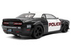 2023 Dodge Challenger Demon Police Black and White 1/18 Diecast Model Car Solido S1805715