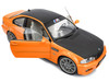 2000 BMW E46 M3 Solido Works Orange Metallic with Matt Black Hood and Carbon Top 1/18 Diecast Model Car Solido S1806509