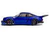 2024 Porsche 911 KS-R by Khyzyl Saleem Dark Blue Metallic 1/18 Diecast Model Car Solido S1810503