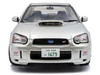 2004 Subaru Impreza WRX STI RHD Right Hand Drive Premium Silver Effect 1/18 Diecast Model Car by Solido S1812303