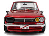 1970 Nissan Skyline C10 Hakosuka RHD Right Hand Drive Red Metallic 1/18 Diecast Model Car Solido S1813002