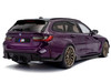 2024 BMW M3 Competition M xDrive Touring Twilight Purple Pearl Metallic with Black Top 1/18 Diecast Model Car Solido S1813701