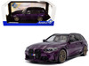 2024 BMW M3 Competition M xDrive Touring Twilight Purple Pearl Metallic with Black Top 1/18 Diecast Model Car Solido S1813701