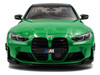 2024 BMW M3 Competition Signal Green with Carbon Top 1/18 Diecast Model Car by Solido S1814302