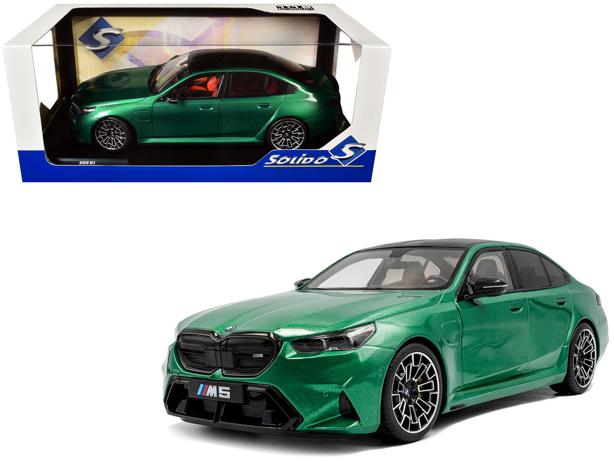 2025 BMW M5 Isle of Man Green Metallic 1/18 Diecast Model Car