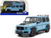 2021 Brabus Rocket 900 China Blue with Black Hood 1/43 Diecast Model Car Solido S4312406