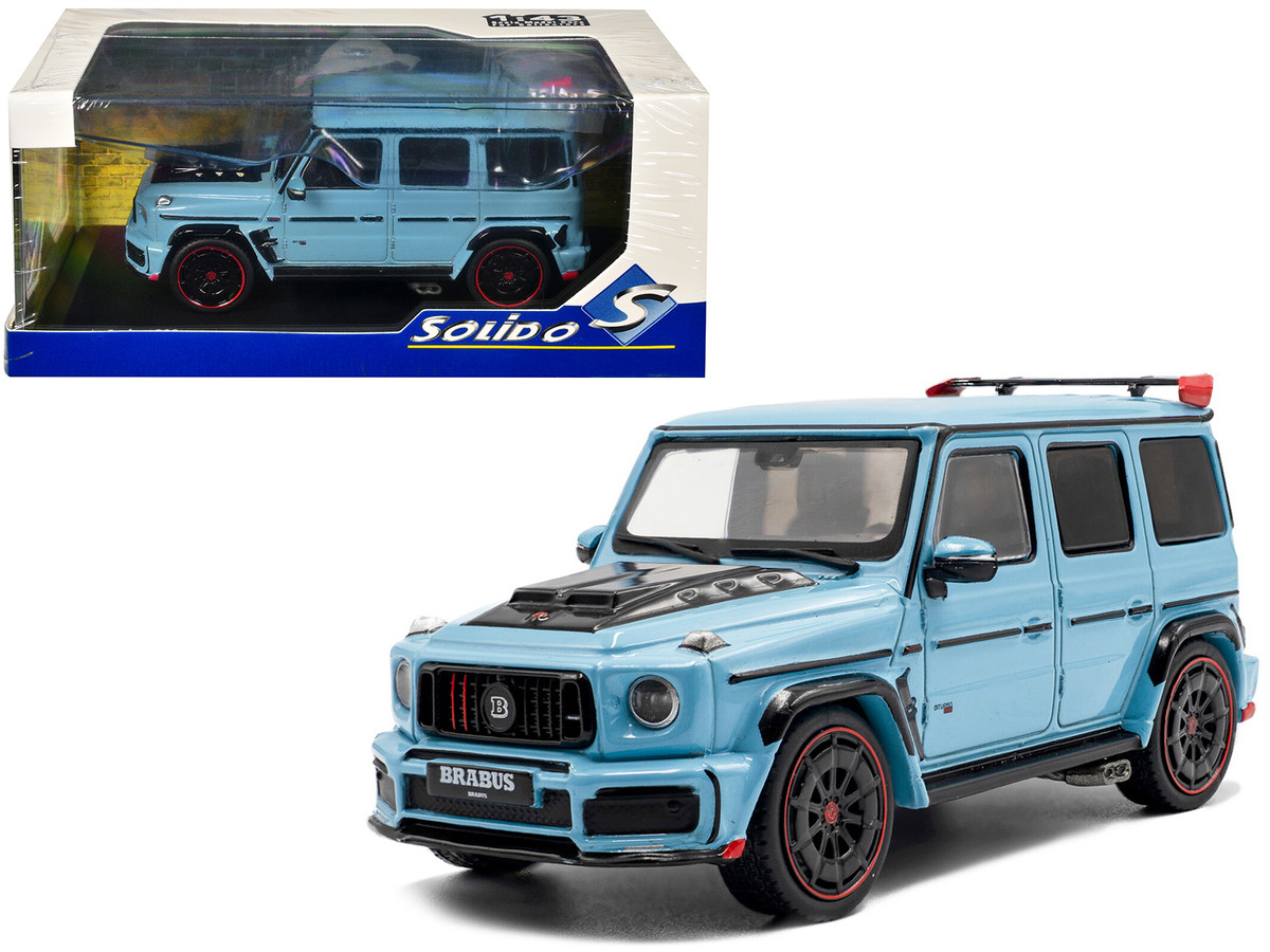 2021 Brabus Rocket 900 China Blue with Black Hood 1/43 Diecast