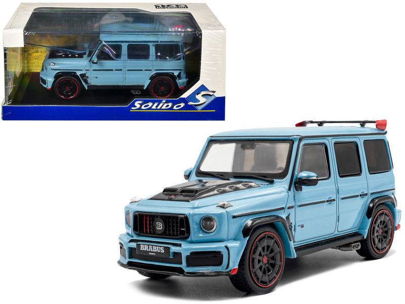 2021 Brabus Rocket 900 China Blue with Black Hood 1/43 Diecast