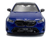 2024 BMW M5 Sedan Marina Bay Blue Metallic with Black Top 1/43 Diecast Model Car Solido S4317551