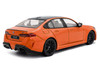 2024 BMW M5 Sedan Fire Orange III with Black Top 1/43 Diecast Model Car Solido S4317552