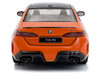 2024 BMW M5 Sedan Fire Orange III with Black Top 1/43 Diecast Model Car Solido S4317552