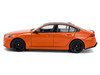 2024 BMW M5 Sedan Fire Orange III with Black Top 1/43 Diecast Model Car Solido S4317552