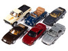 Classic Gold Collection 2026 Release 1 Set A of 6 Cars 1/64 Diecast Model Cars Johnny Lightning JLCG034A