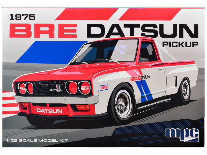 Skill 2 Model Kit 1975 Datsun Pickup Truck BRE 1/25 Scale Model MPC MPC1029