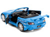 2001 Honda S2000 Convertible Blue with Graphics Fast & Furious Remix Series 1/32 Diecast Model Car Jada 35397