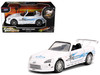 2001 Honda S2000 Convertible White with Graphics Fast & Furious Remix Series 1/32 Diecast Model Car Jada 35629
